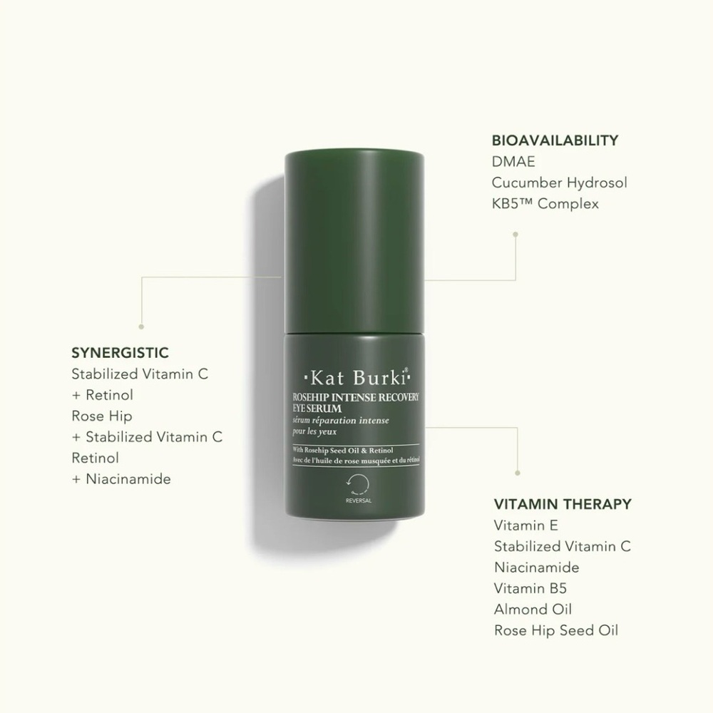 KAT BURKI REVERSAL ROSE HIP INTENSE RECOVERY EYE SERUM! BRAND NEW In the box!